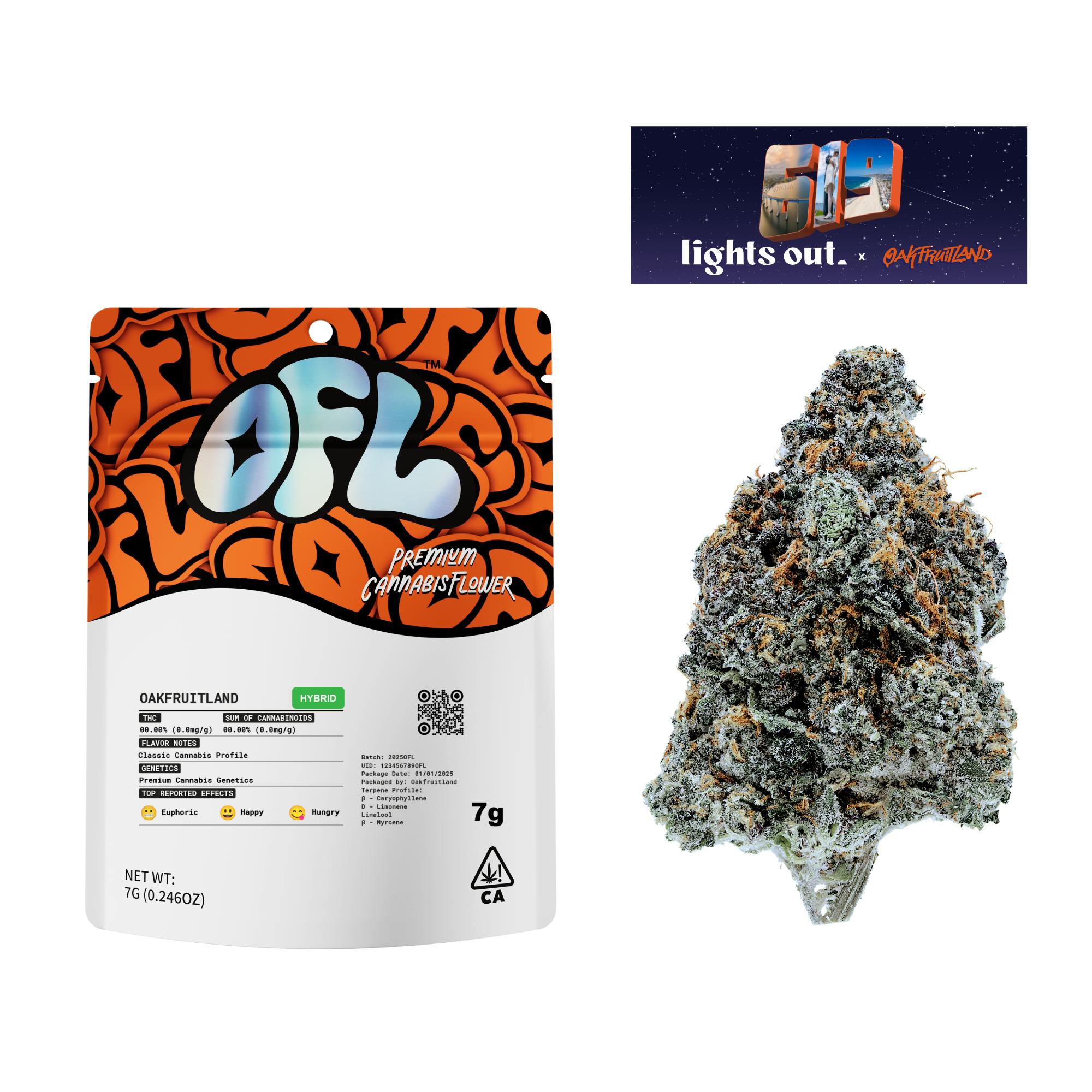 619 Premium Flower 7g - Oakfruitland (OFL)