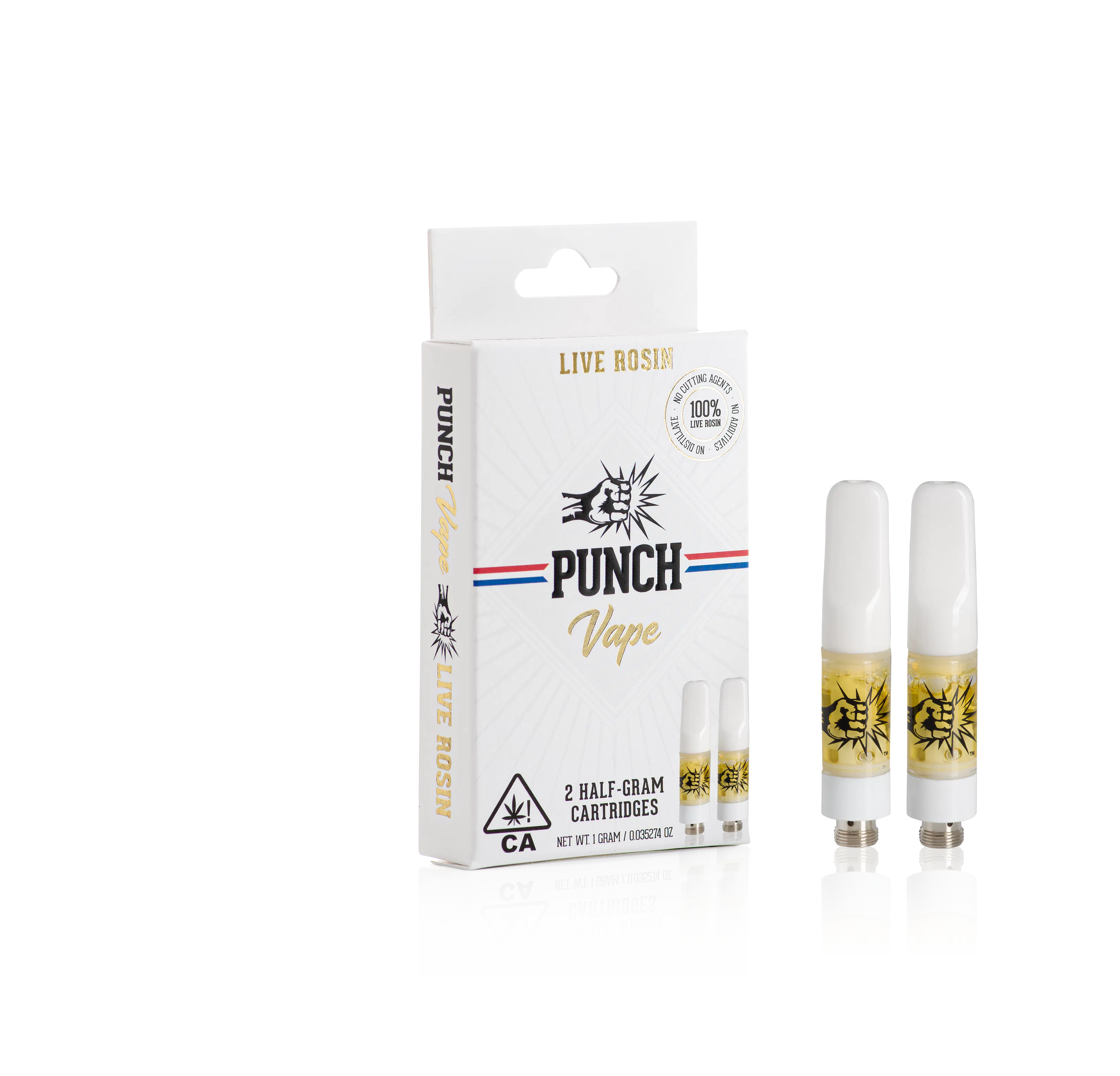 PUNCH - PUNCH | PINEAPPLE STRAW GMO ROSIN - 510 THREAD | CARTRIDGE | 1G Main Image