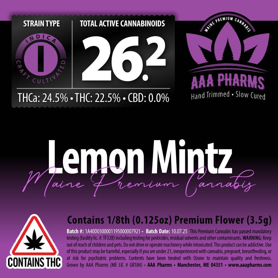 Lemon Mintz Premium Flower