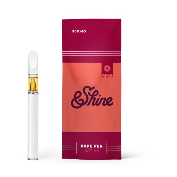 &Shine | Blue Rasberry | Disposable Vape Pen | 500mg by &SHINE
