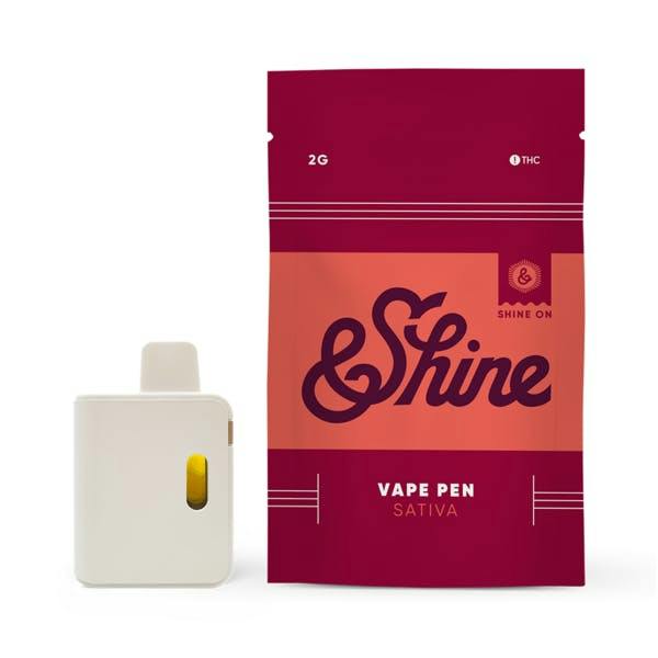 &Shine | Pineapple Express | Disposable Vape Pen | 2000mg by &SHINE