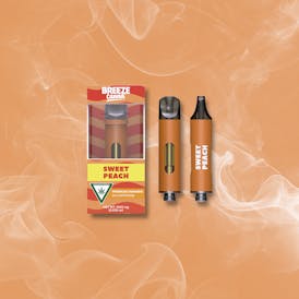 Sweet Peach - Classic 1g 510 Vape Device — BREEZE Canna