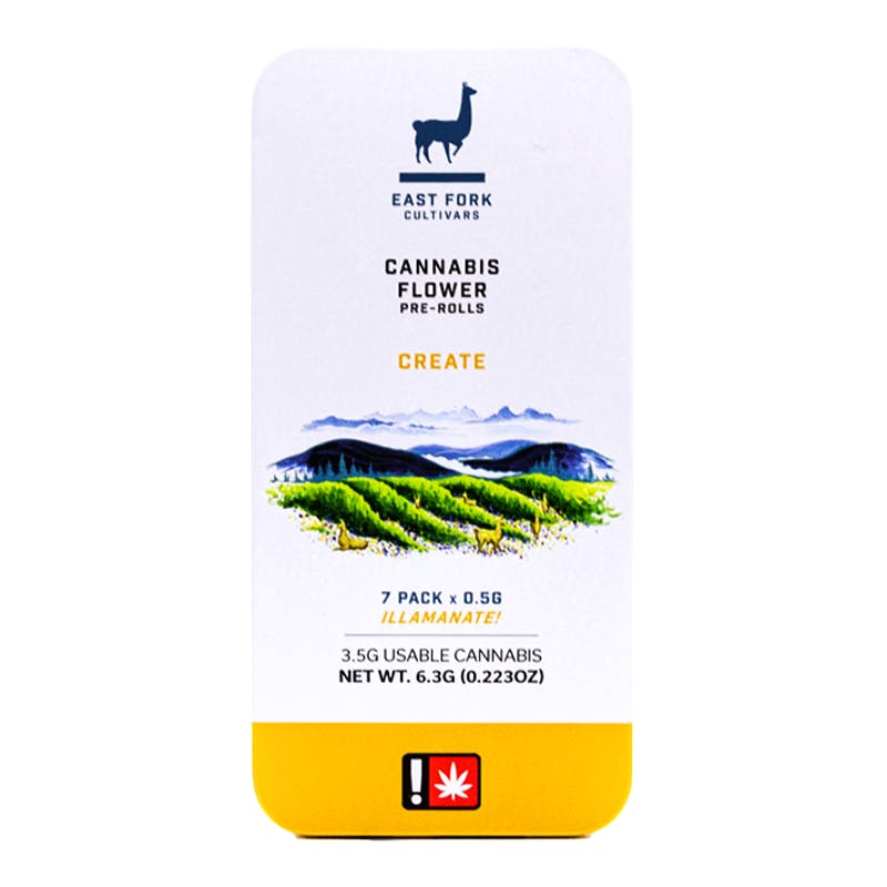 Create CBD Pre-rolls - Sasquatch | 7-pack 3.5g at The Farmers Daughters Dispensary