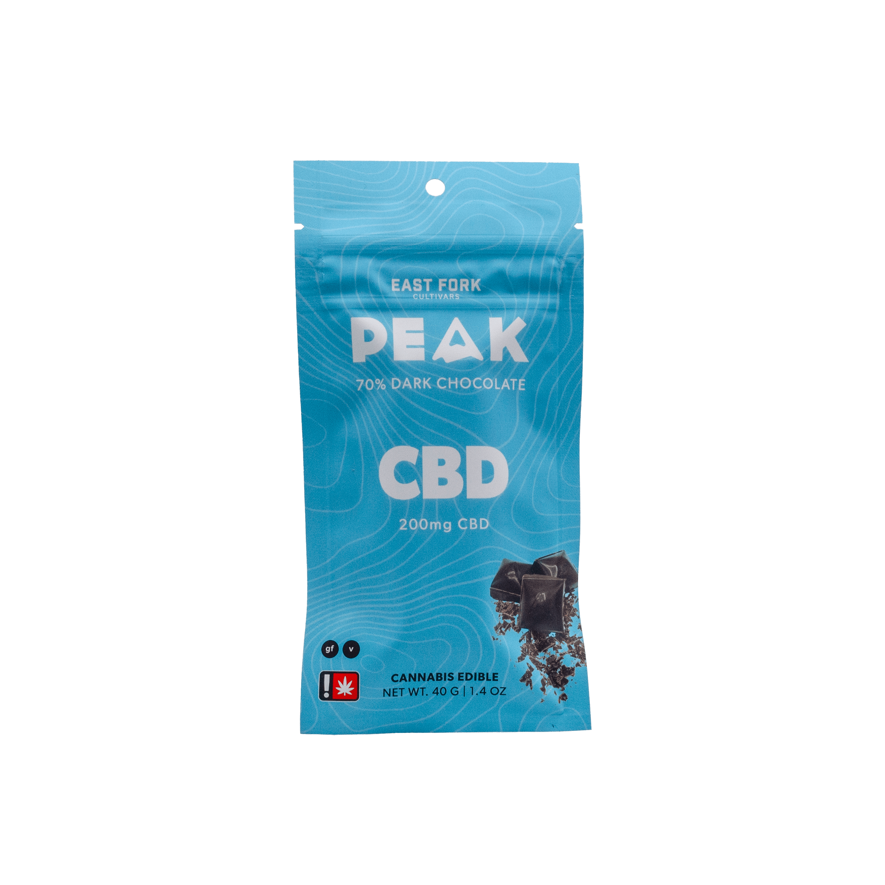 High CBD Dark Chocolate - Oregon Sweetgum | 200mg by East Fork Cultivars