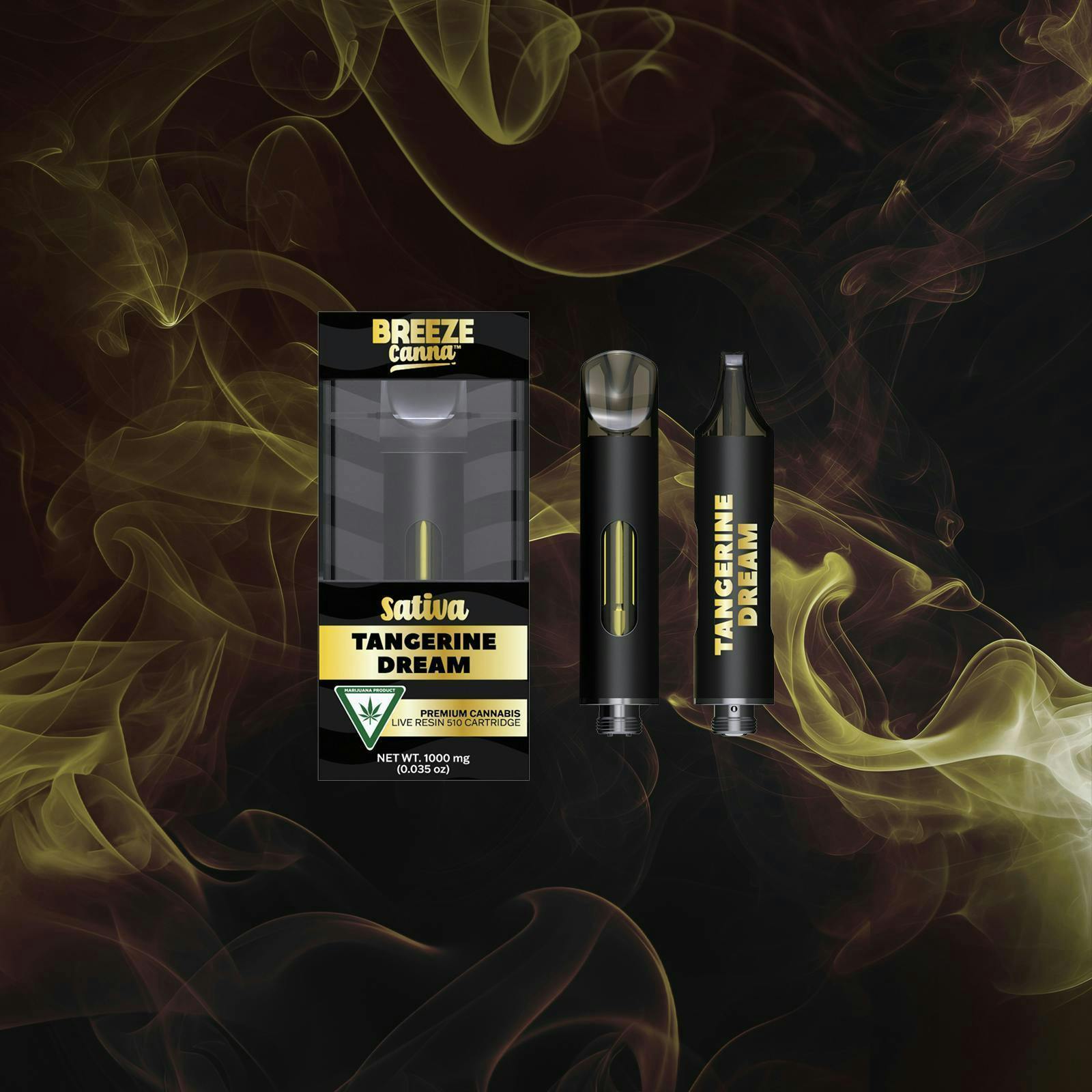 BREEZE Canna | Tangerine Dream | Live Resin Cartridge | 1g by BREEZE Canna