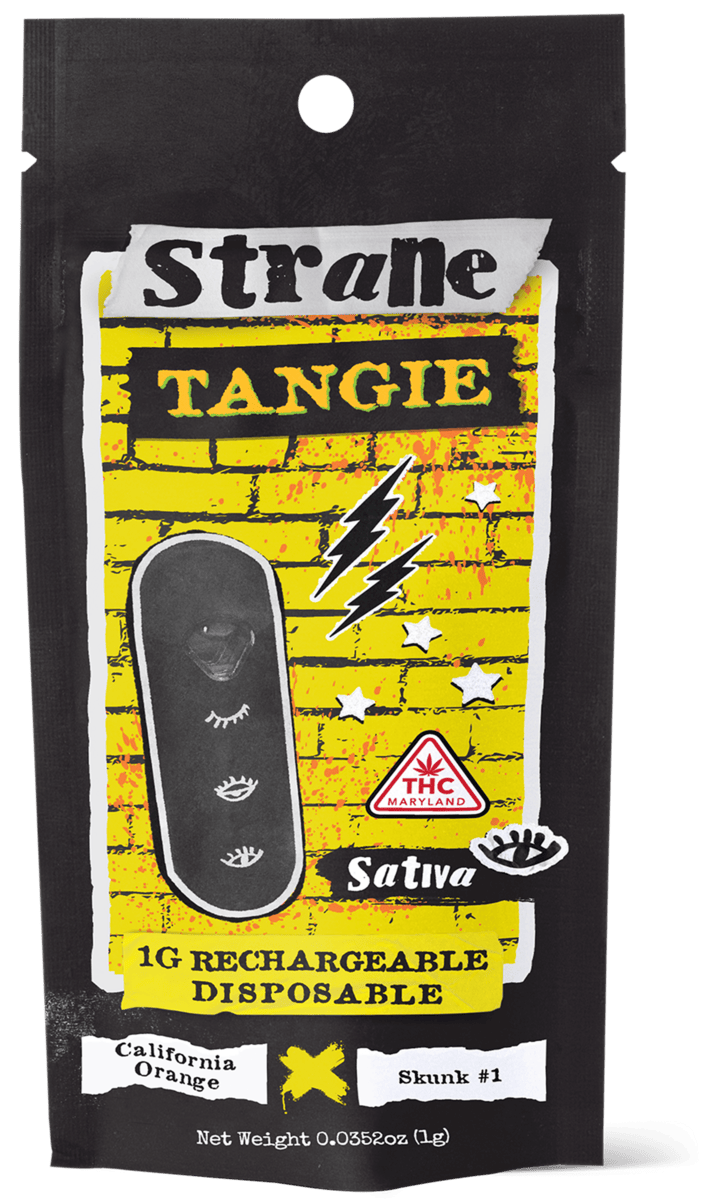 Tangie | All-In-One Live Terpene Distillate Disposable 1g by Strane
