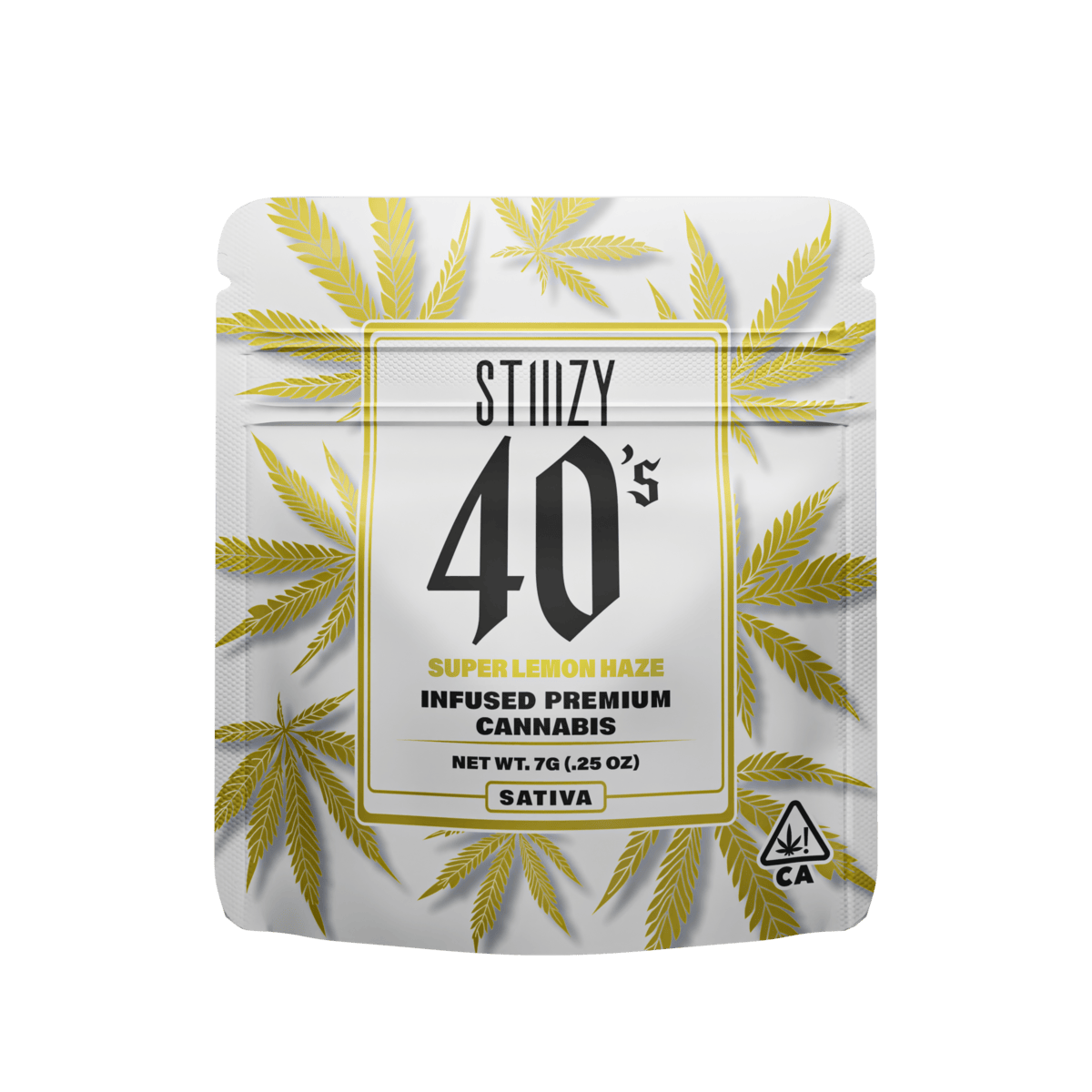 STIIIZY - SUPER LEMON HAZE - 7G 40's Infused Flower — Flower