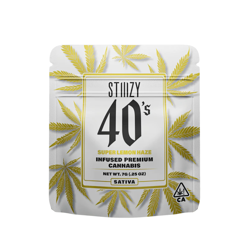 STIIIZY - SUPER LEMON HAZE - 7G 40's Infused Flower, Flower