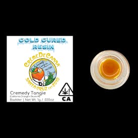 Creme De Canna Cold Cured Resin Badder Cremedy Tangie 1g (S) 4168