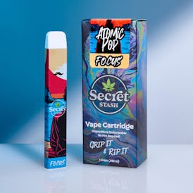 Secret Stash | Disposable Cart | Focus | Atomic Pop | 1g (NEW)