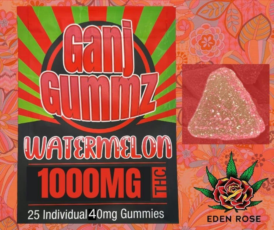 1000MG Ganj Gummz - Watermelon