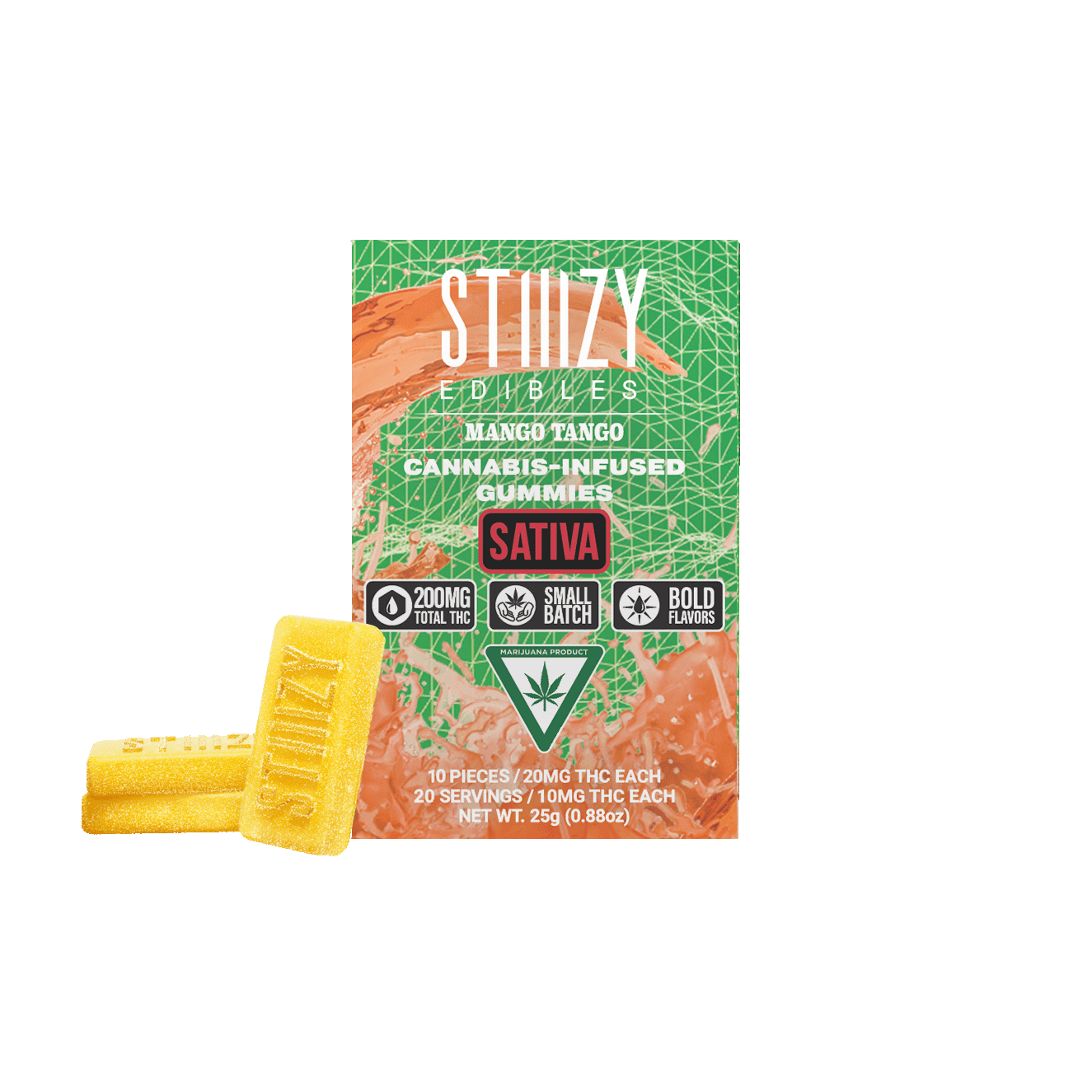 STIIIZY - MANGO TANGO - Gummies 200mg THC Edibles — Edibles