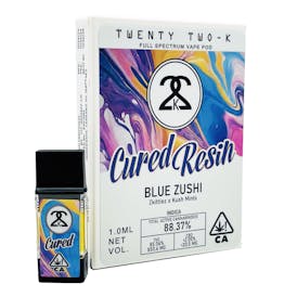 22K - Cured Resin - Blue Zushi - 1.0ml POD