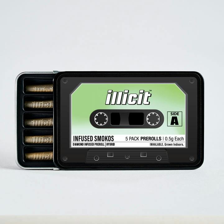 Hybrid Diamond Infused Smokos .5g 5-Pack by ILLICIT