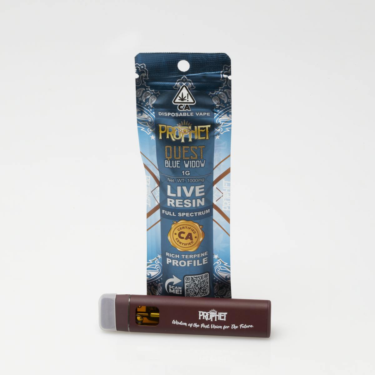 Quest Live Resin Vape Blue