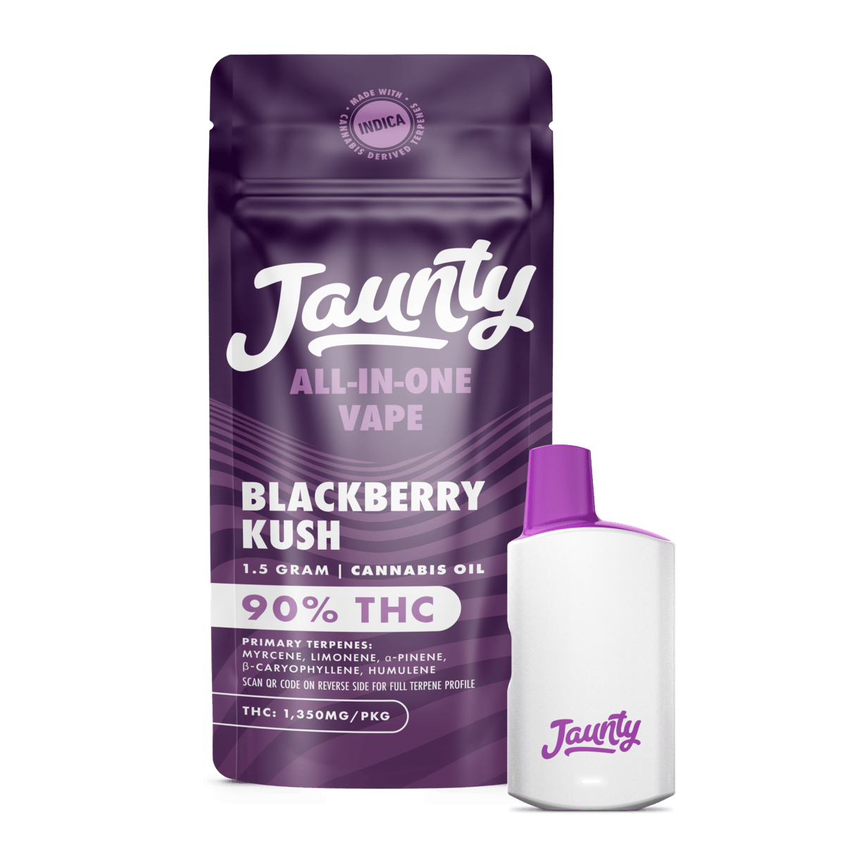 Blackberry Kush | AIO Palm | Indica | 1.5g