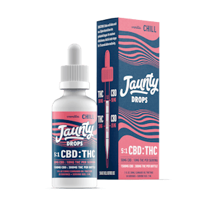 JAUNTY - CHILL Drops | 5:1 CBD:THC | Vanilla