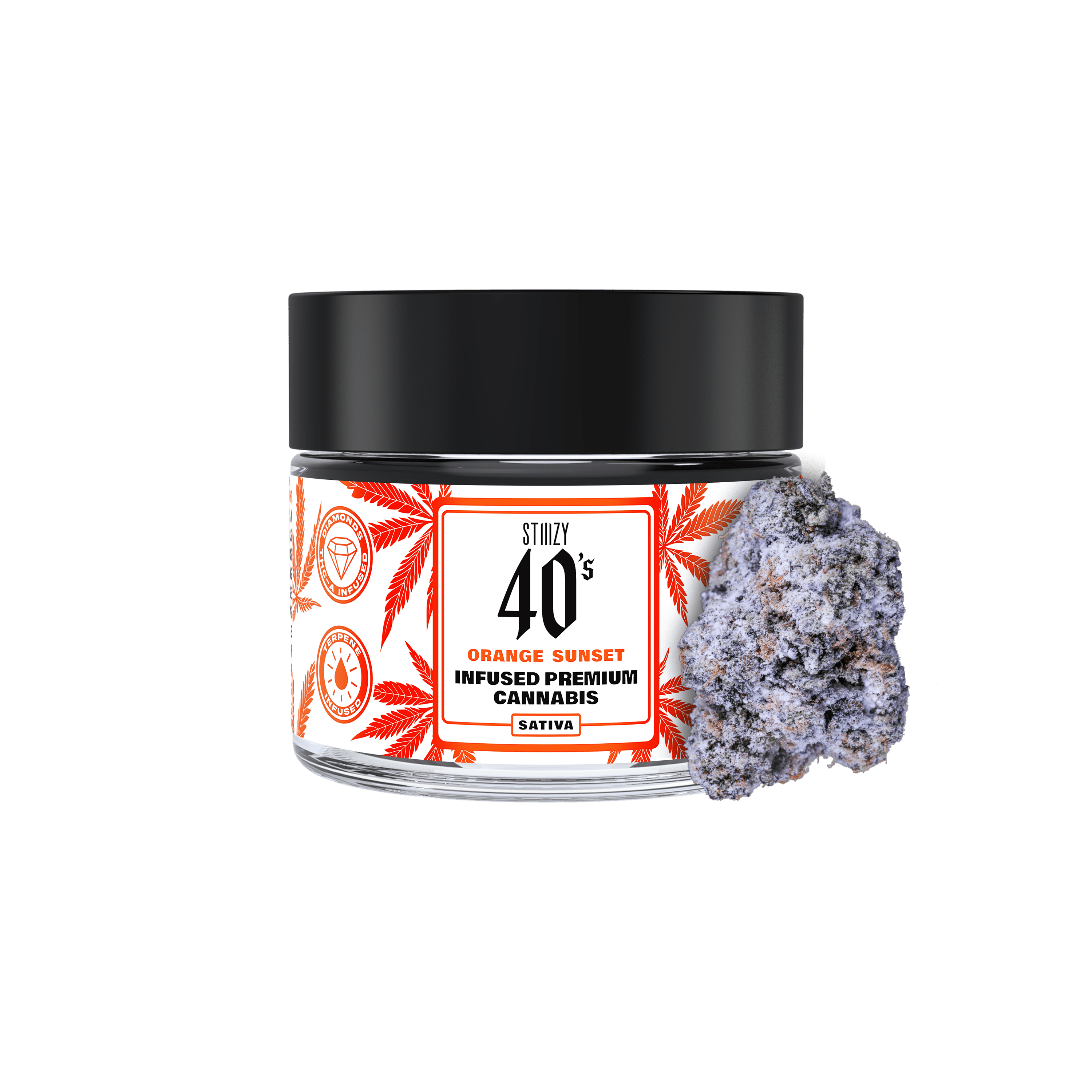 STIIIZY - ORANGE SUNSET - 3.5G 40's Infused Flower Jar — Flower