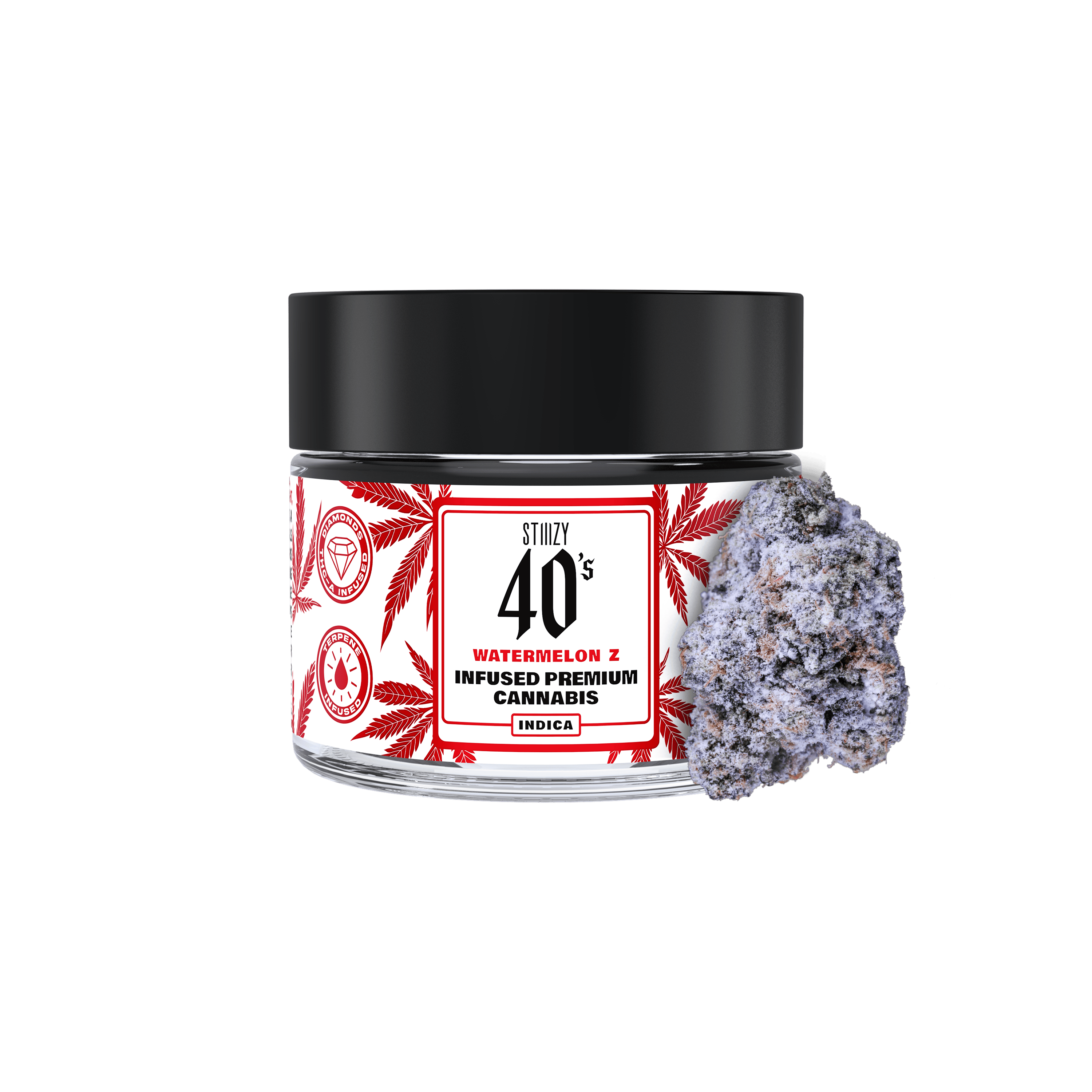 STIIIZY - WATERMELON Z - 3.5G 40's Infused Flower Jar — Flower