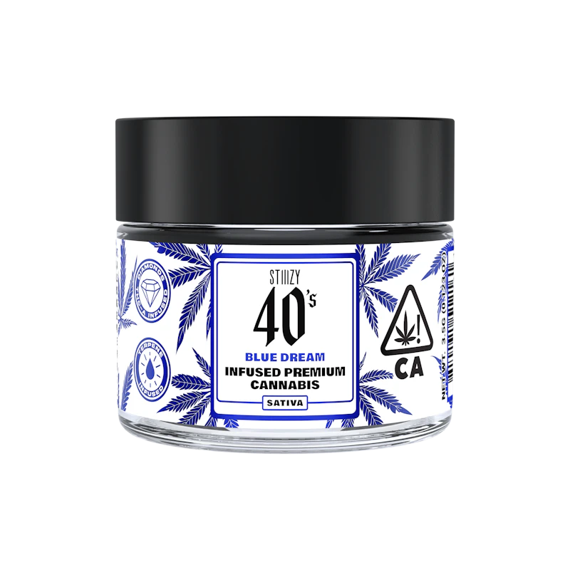 STIIIZY - BLUE DREAM - 3.5G 40's Infused Flower Jar, Flower