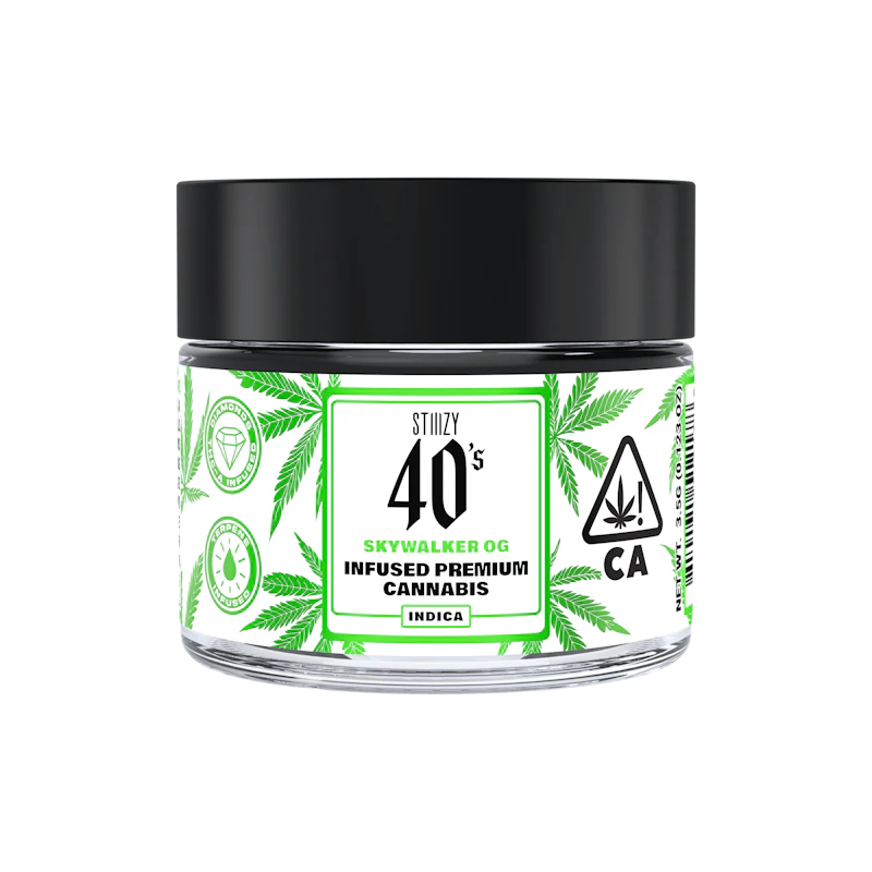 STIIIZY - SKYWALKER OG - 3.5G 40's Infused Flower Jar, Flower