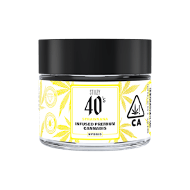 - STRAWNANA - 3.5G 40's Infused Flower Jar