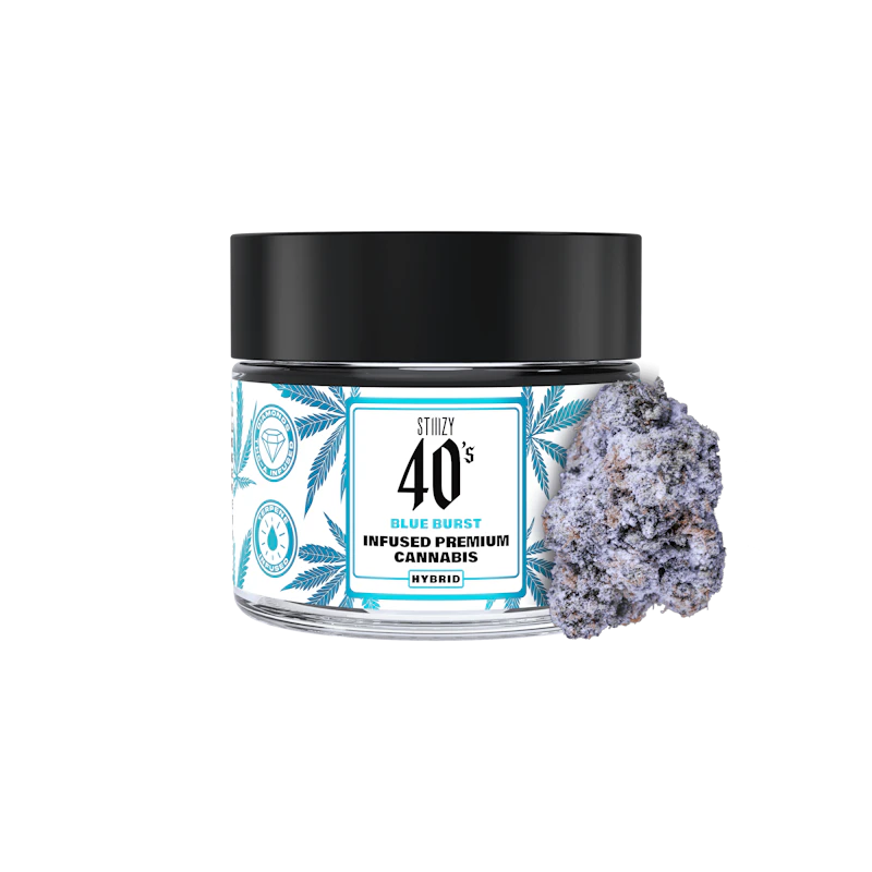 STIIIZY - BLUE BURST - 3.5G 40's Infused Flower Jar, Flower
