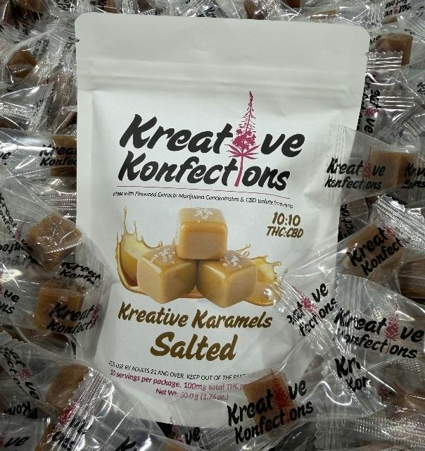 Salted Karamels Konfections | Indica | 100mg | 10pk