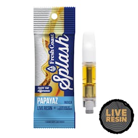 Papayaz | Splash Live Resin 1G Cart | Indica