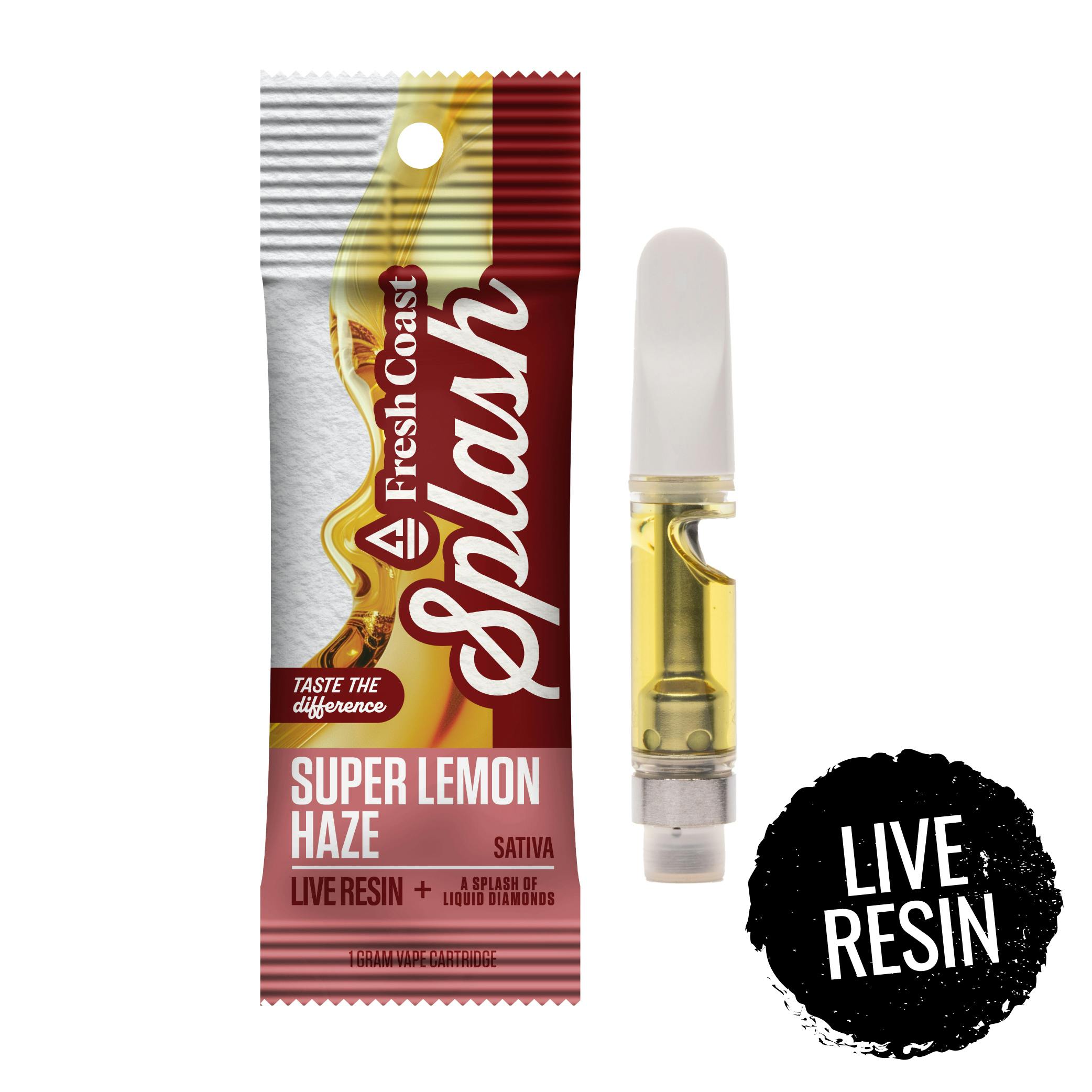 Fresh Coast | Super Lemon Haze | Splash Live Resin 1G Cart