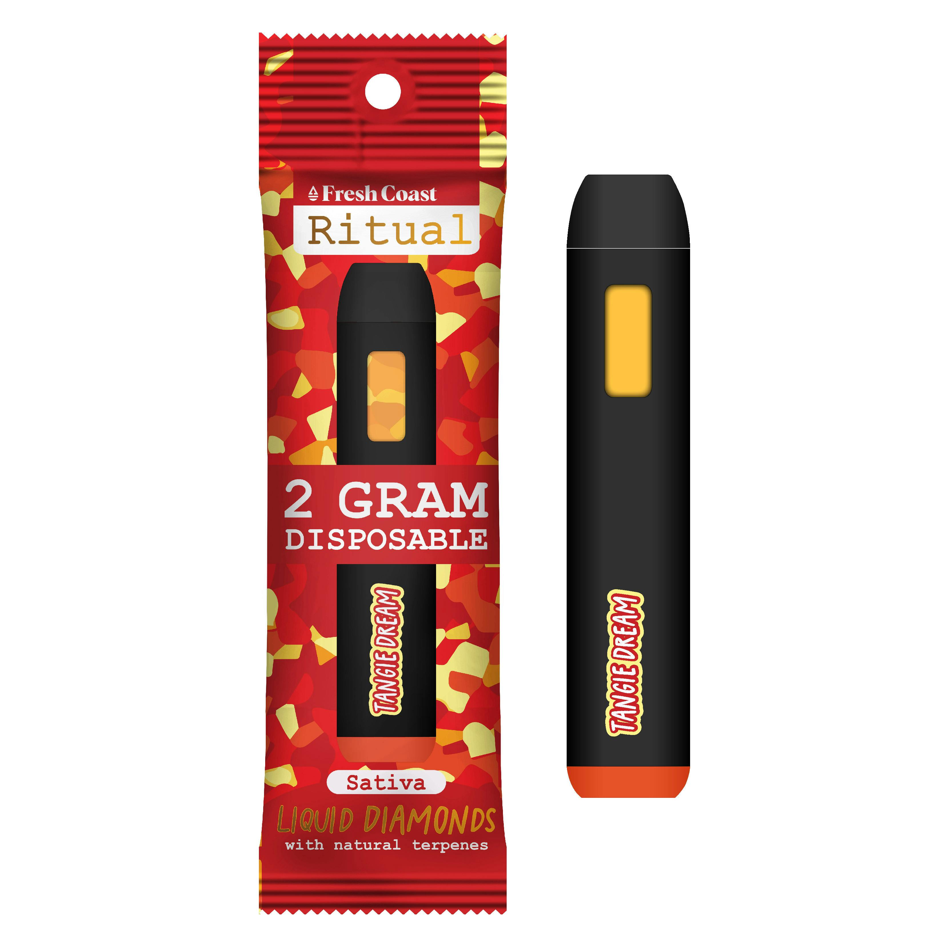 Ritual | Tangie Dream | Liquid Diamond Disposable | 2g by Fresh Coast