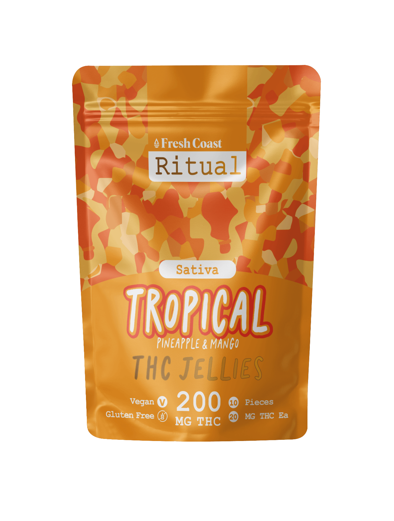 Fresh Coast | Tropical | Ritual 200mg Vegan Jellies | Sativa