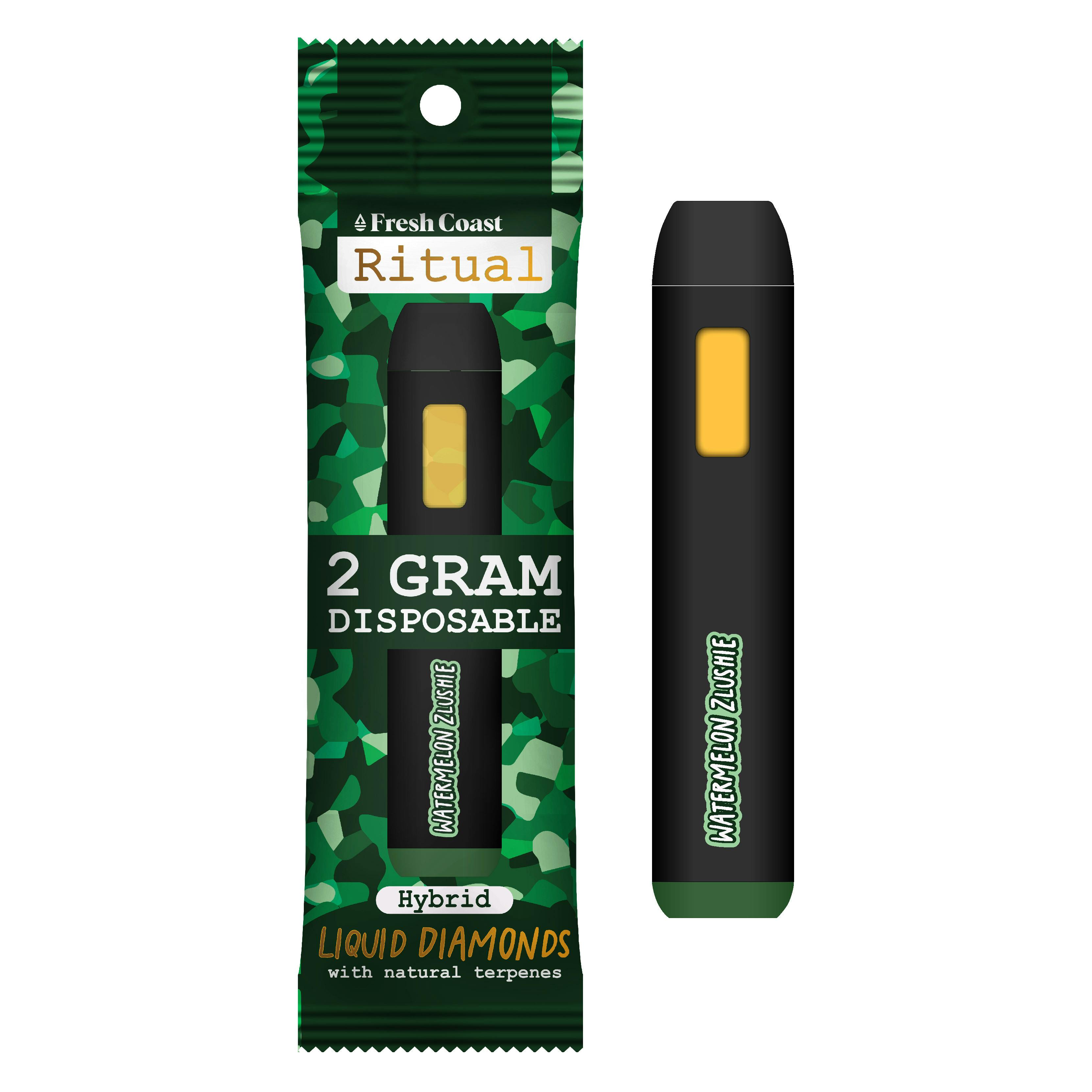 Ritual | Watermelon Zlushie | Liquid Diamond Disposable | 2g by Fresh Coast