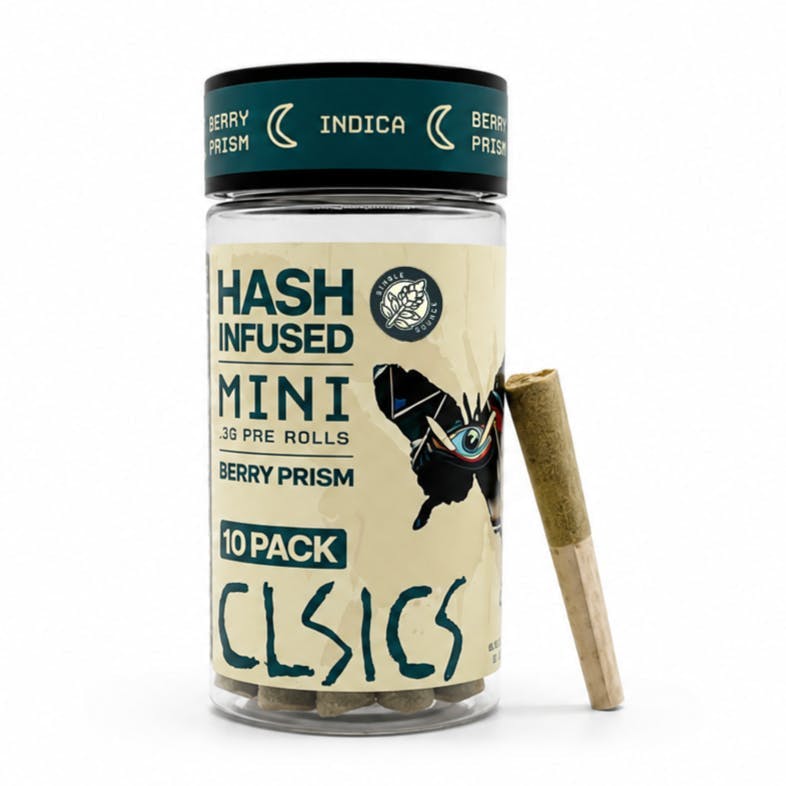CLSICS Rosin & Rosin Infused Pre Rolls: Berry Prism - Joints - Each