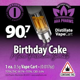 Birthday Cake - Distillate Cart