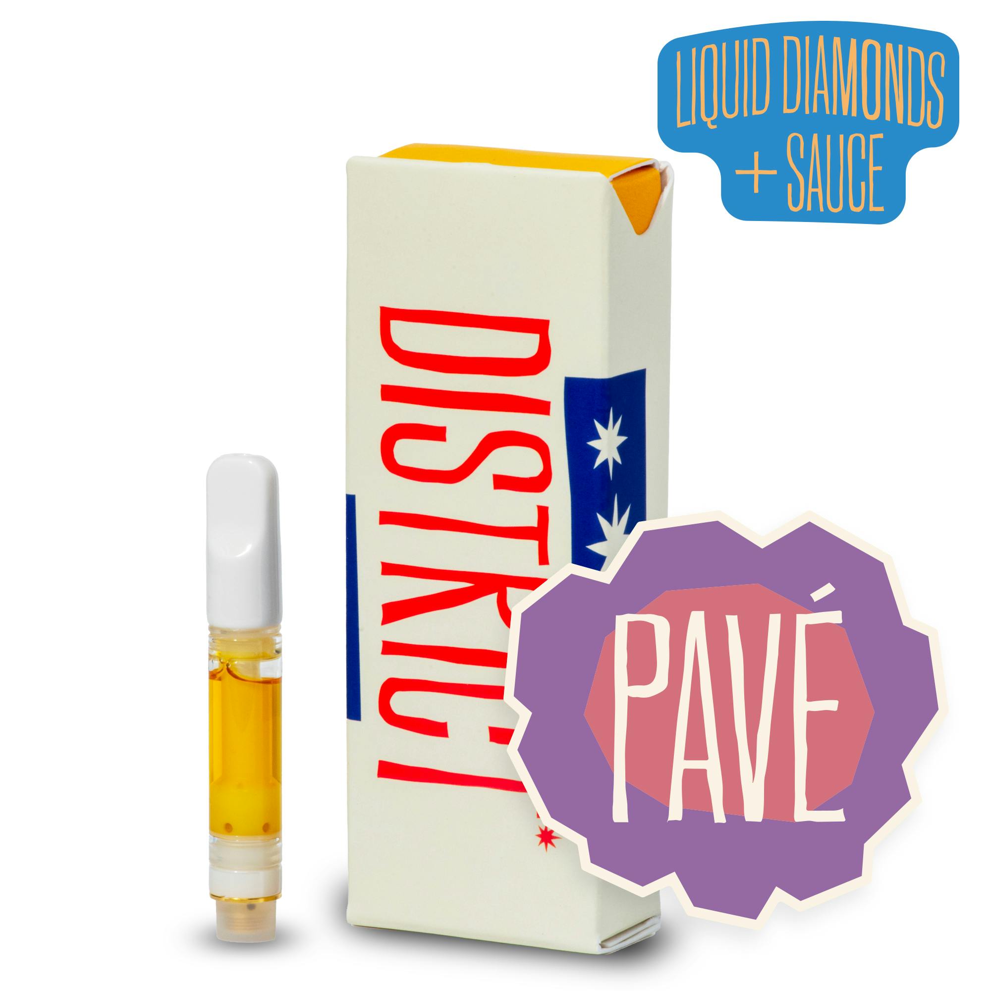 Pave Liquid Diamonds and Sauce Cartridge at Sunburst Pharm