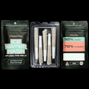 FRAKTAL - Sour Banana Sherb + Mac 1 | Hash Infused Pre Roll 5 Pack | FRAKTAL