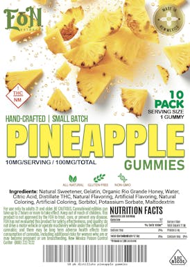 EoN - 100mg Pineapple Gummies