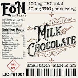 EoN- 100mg Milk Chocolate Bar