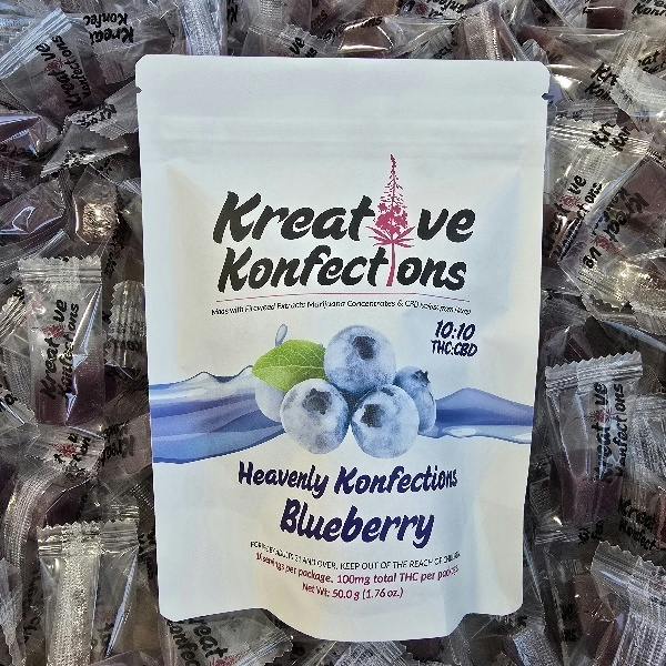 Blueberry Heavenly Konfections | Indica | 100mg | 10pk