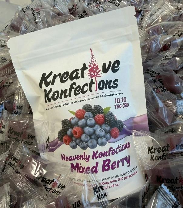 Mixed Berry Heavenly Konfections | Hybid | 100mg | 10pk