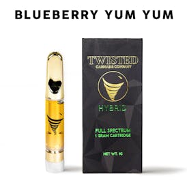 Twisted Cartridge 1g - Blueberry Yum Yum