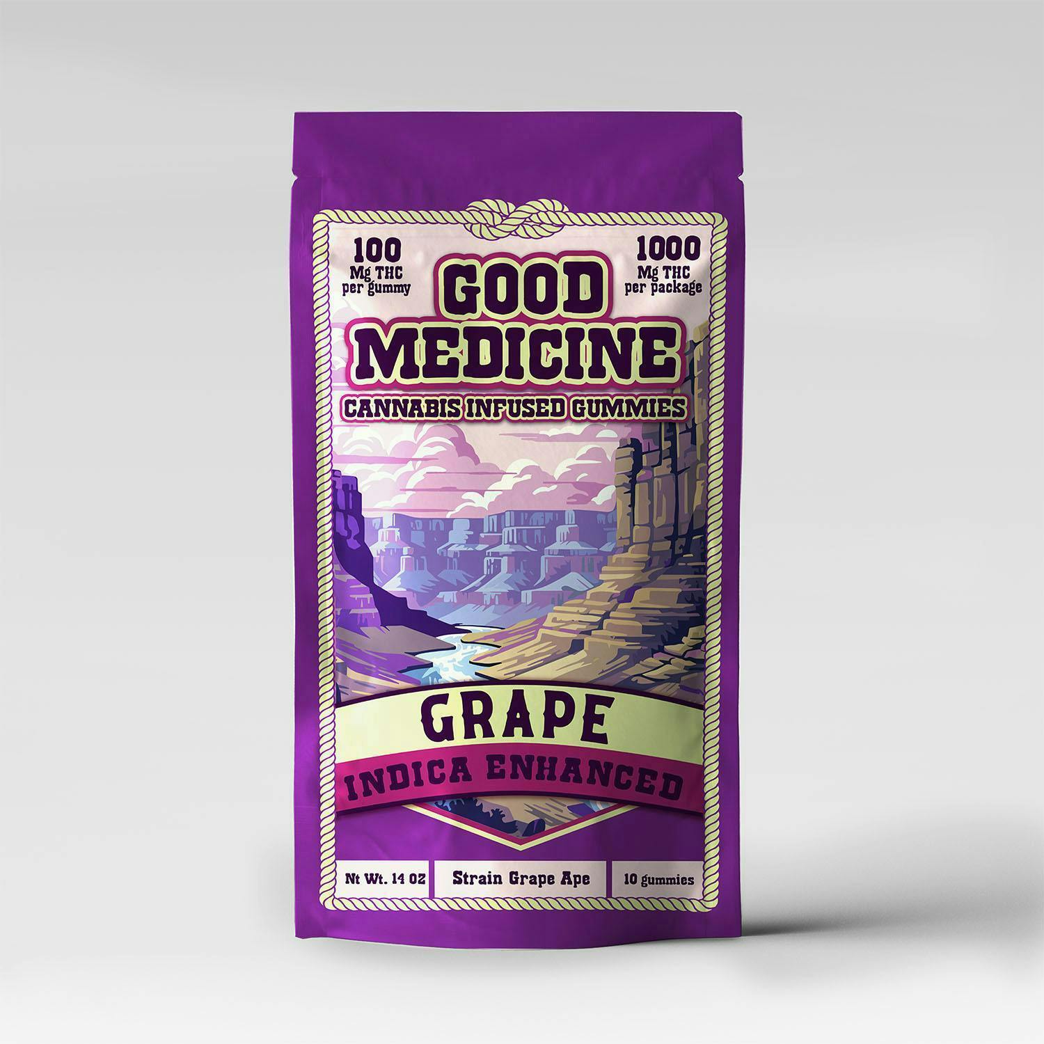 Good Medicine 1000mg- Grape - Kush Gardens