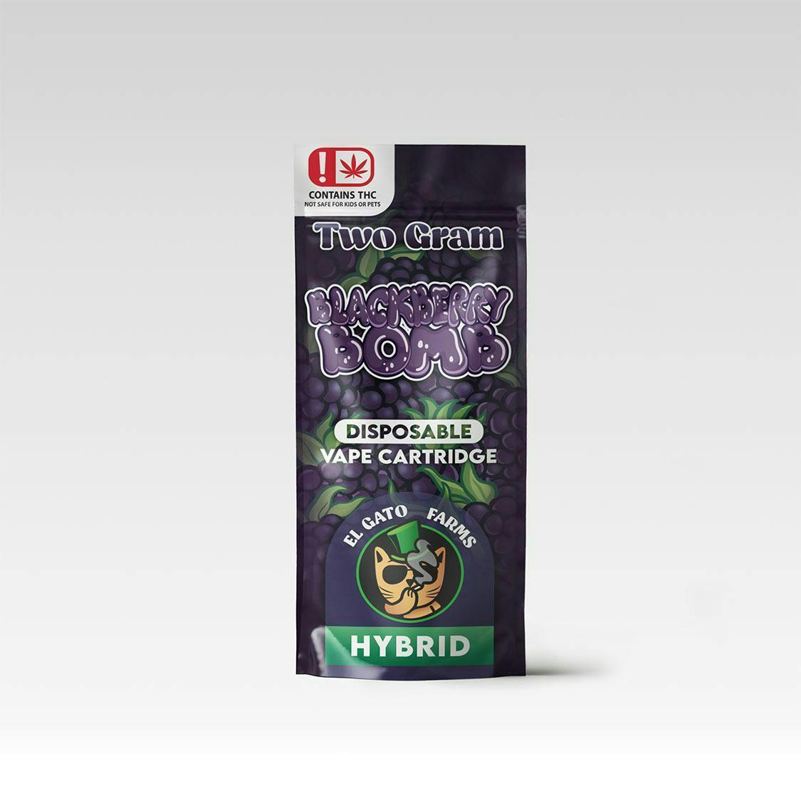 El Gato 2g Disposable Vape - Blackberry Bomb