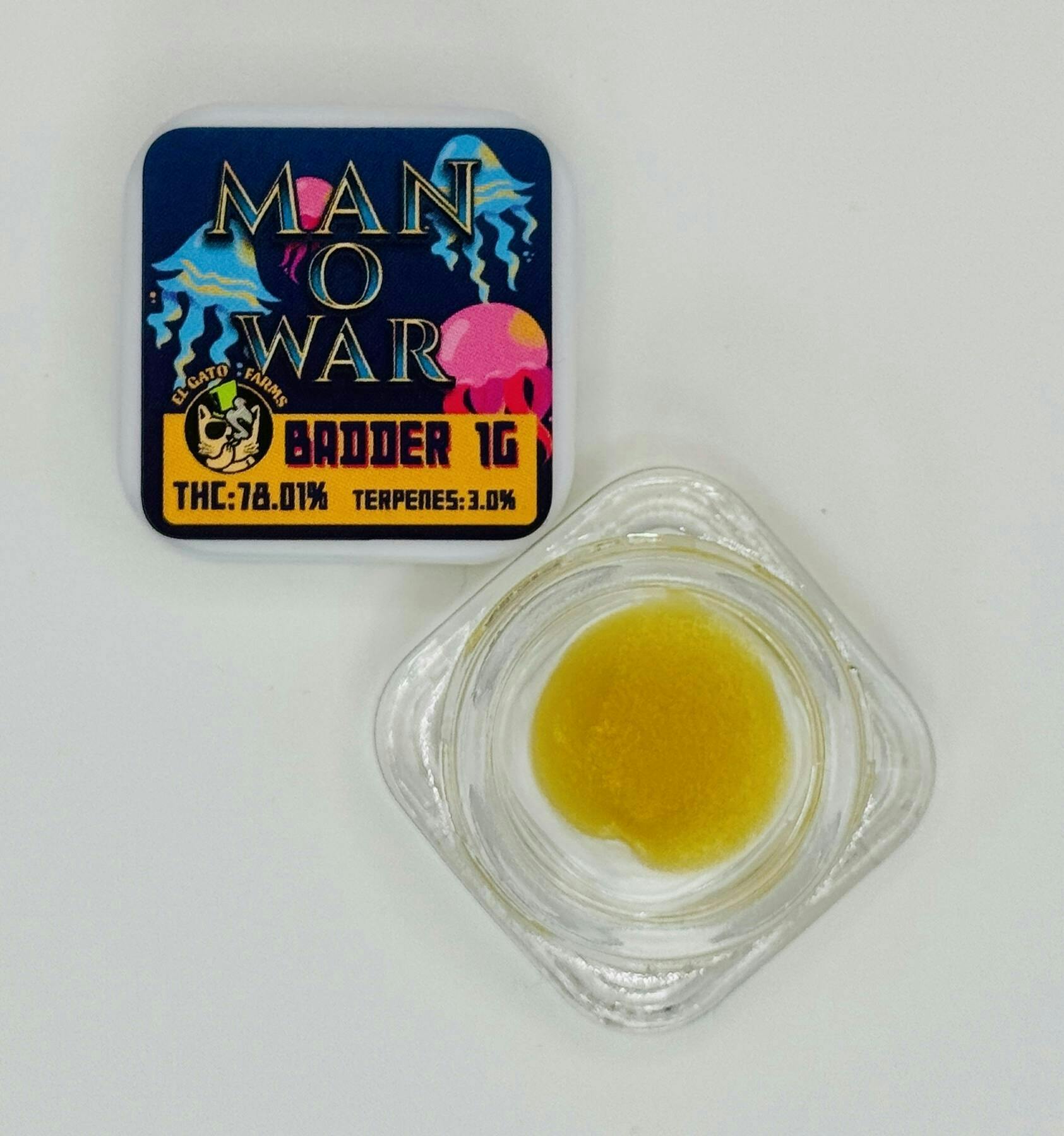 El Gato Concentrate 1g - Man O War (Badder) at Kush Gardens Dispensary - Muskogee