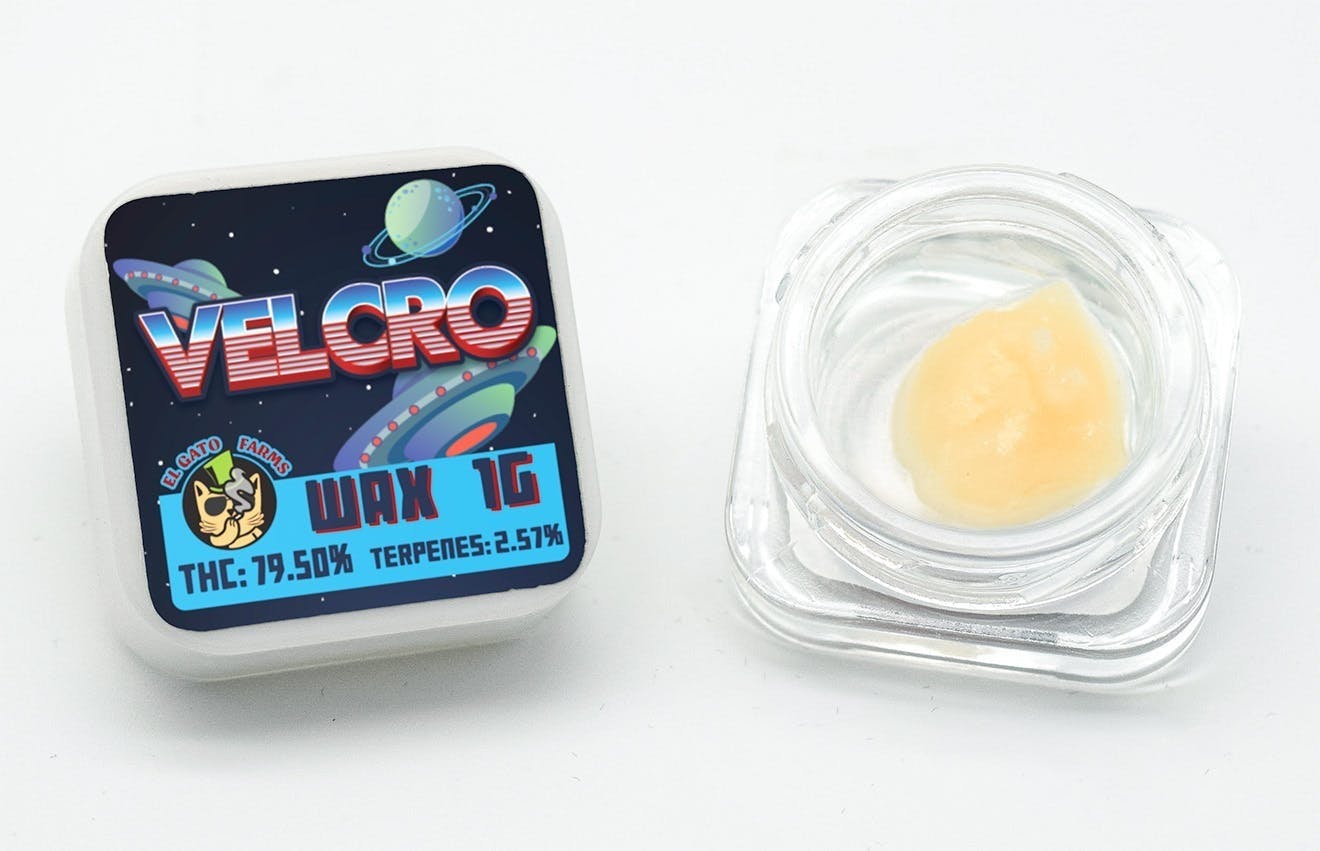 El Gato Concentrate 1g - Velcro (Wax) at Kush Gardens Dispensary - Muskogee