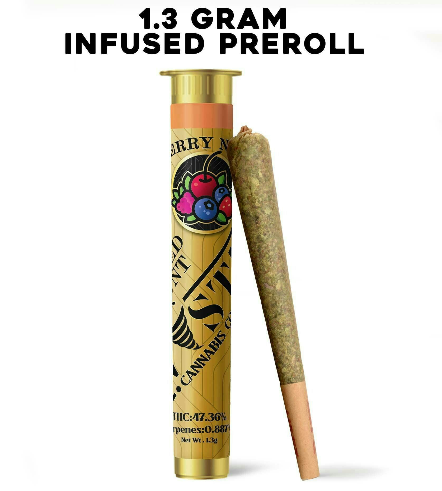 Twisted Infused Preroll 1.3g - Berry Noir