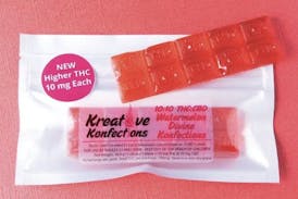 Watermelon Divine Konfections | Sativa | 100mg | 10pk