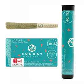0.75g Diamond Infused Pre-Roll - Gorilla Glue