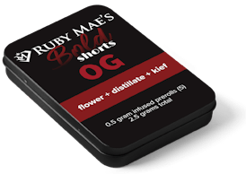 Bold OG Shorts | .5 Infused PreRolls - 5 Pack | Slumper (Indica)